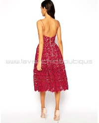 Self-Potrait Azaelea Dress In Red
